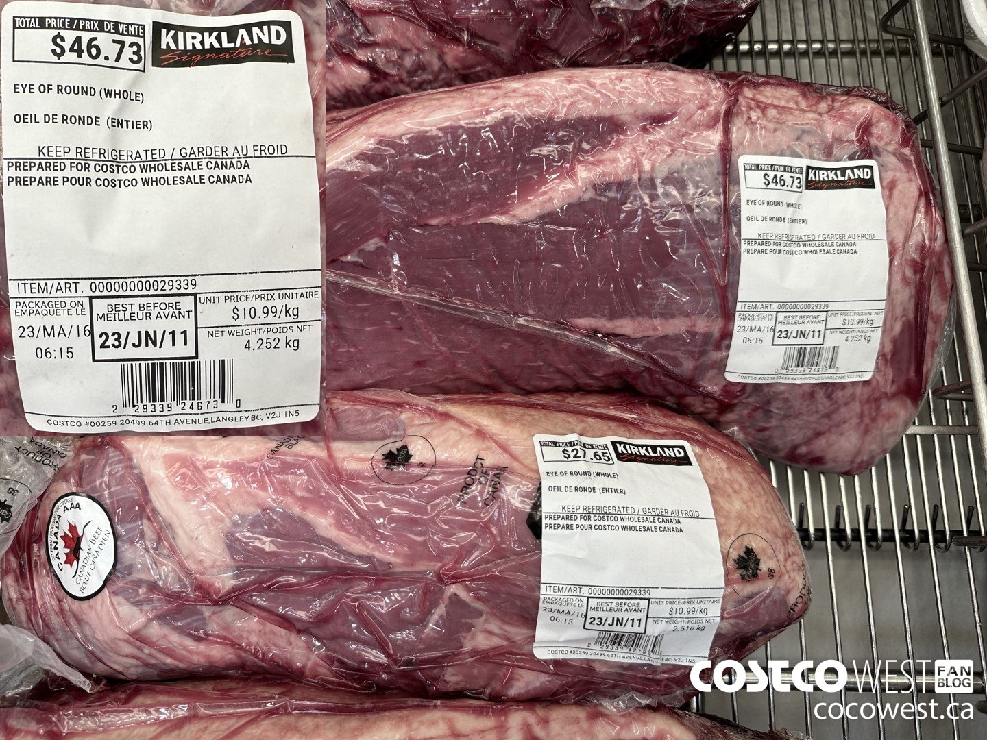 29339 EYE OF ROUND (WHOLE) $10.99