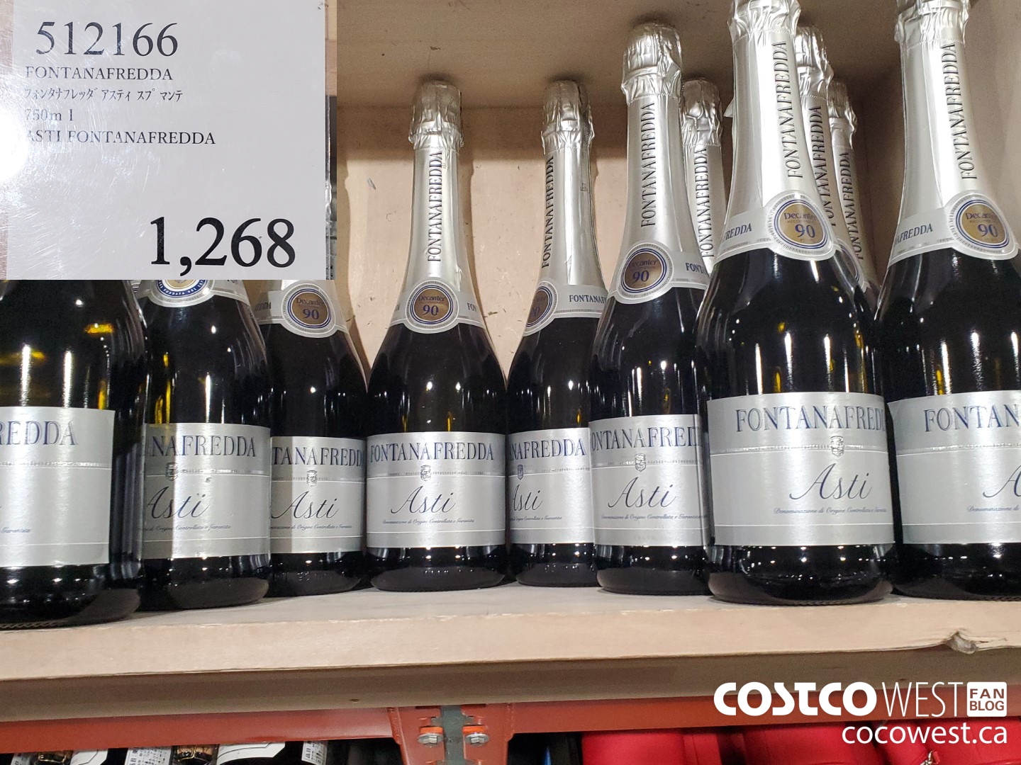 512166 FONTANAFREDDA 750ML $1268.00