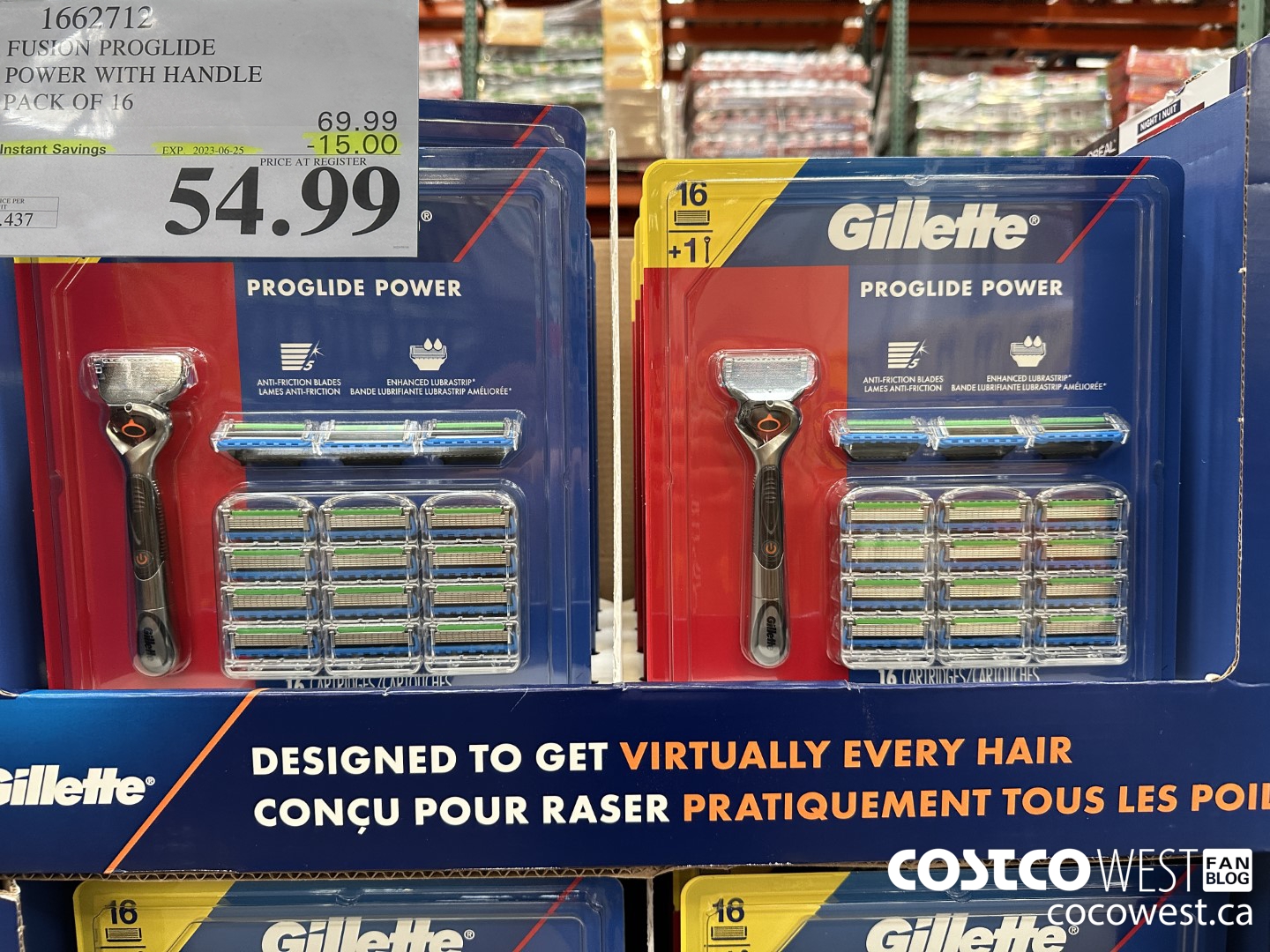 1662712 FUSION PROGLIDE POWER WITH HANDLE PACK OF 16 ($15.00 INSTANT SAVINGS EXPIRES ON 2023-06-25) $54.99