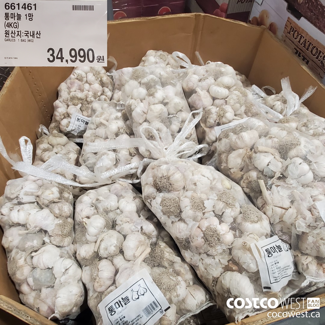 661461 GARLICS 1 BAG (4KG) $34990.00