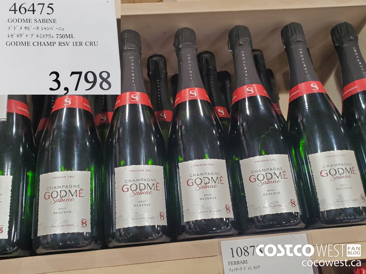 46475 GODME CHAMP RSV 1ER CRU 750ML $3798.00