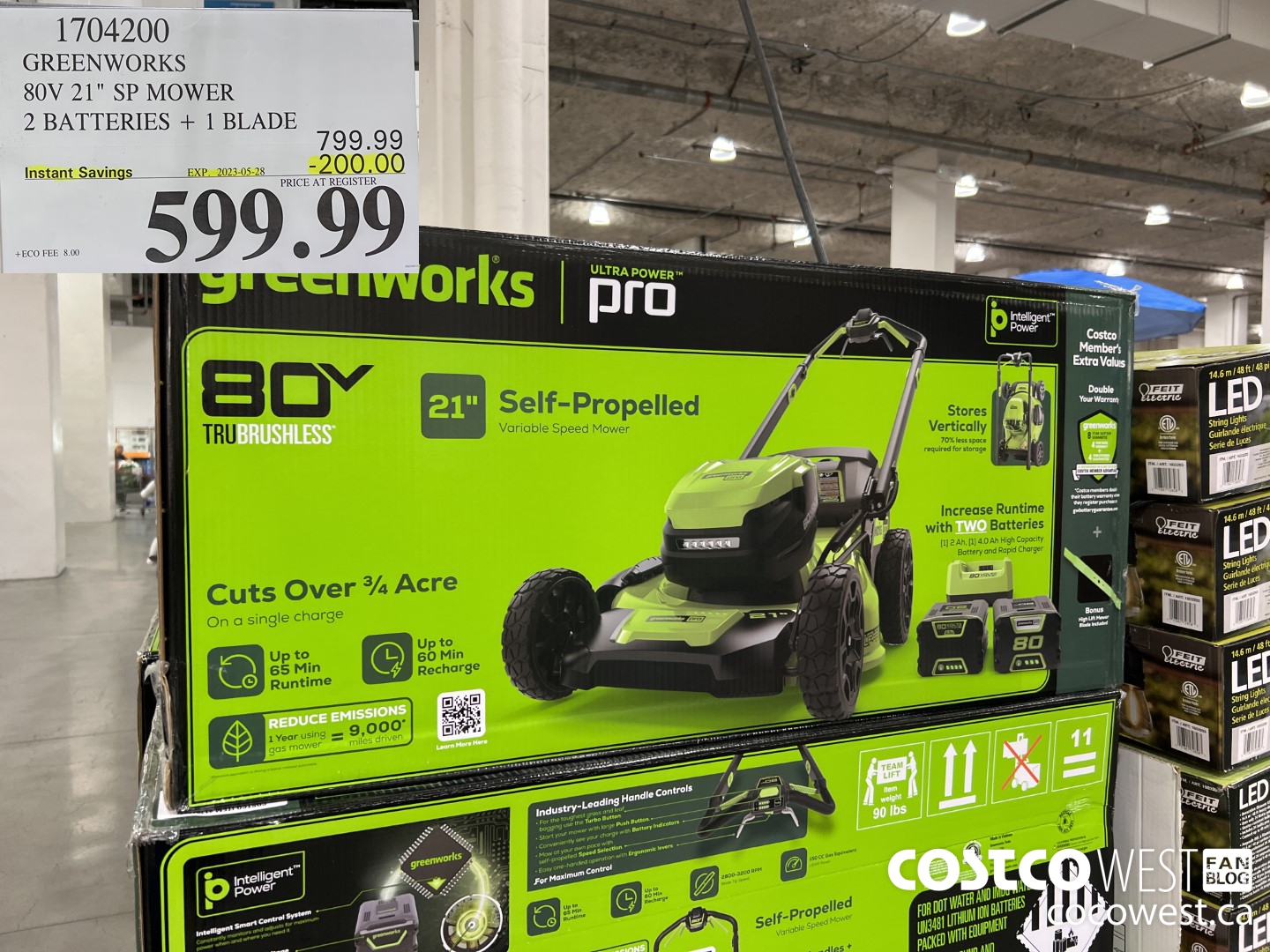 1704200 GREENWORKS 80V 21