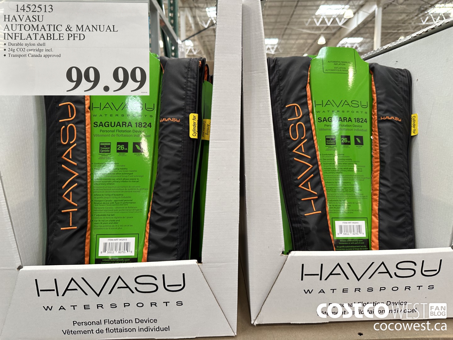 1452513 HAVASU AUTOMATIC & MANUAL INFLATABLE BED $99.99