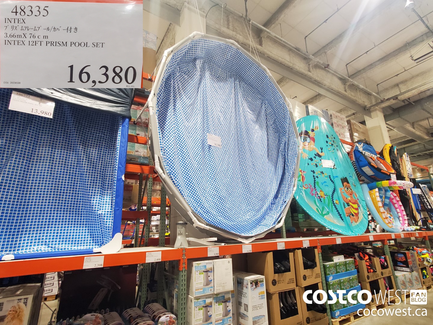 48335 INTEX 12FT PRISM POOL SET $16380.00