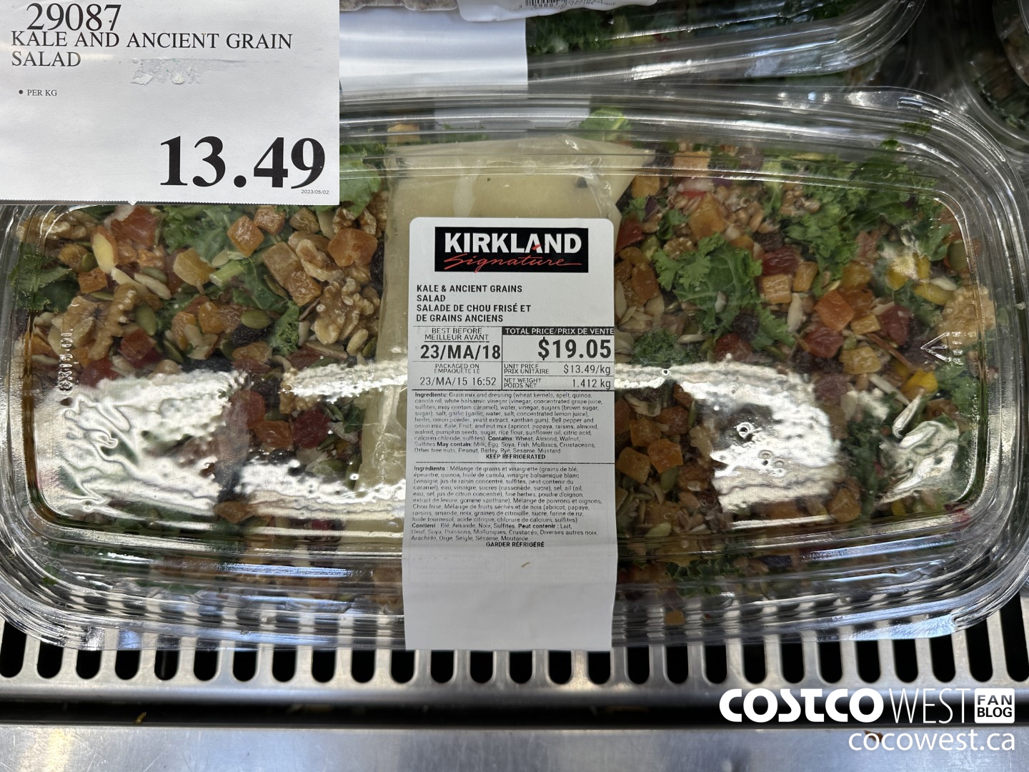 29087 KALE AND ANCIENT GRAINS SALAD $13.49