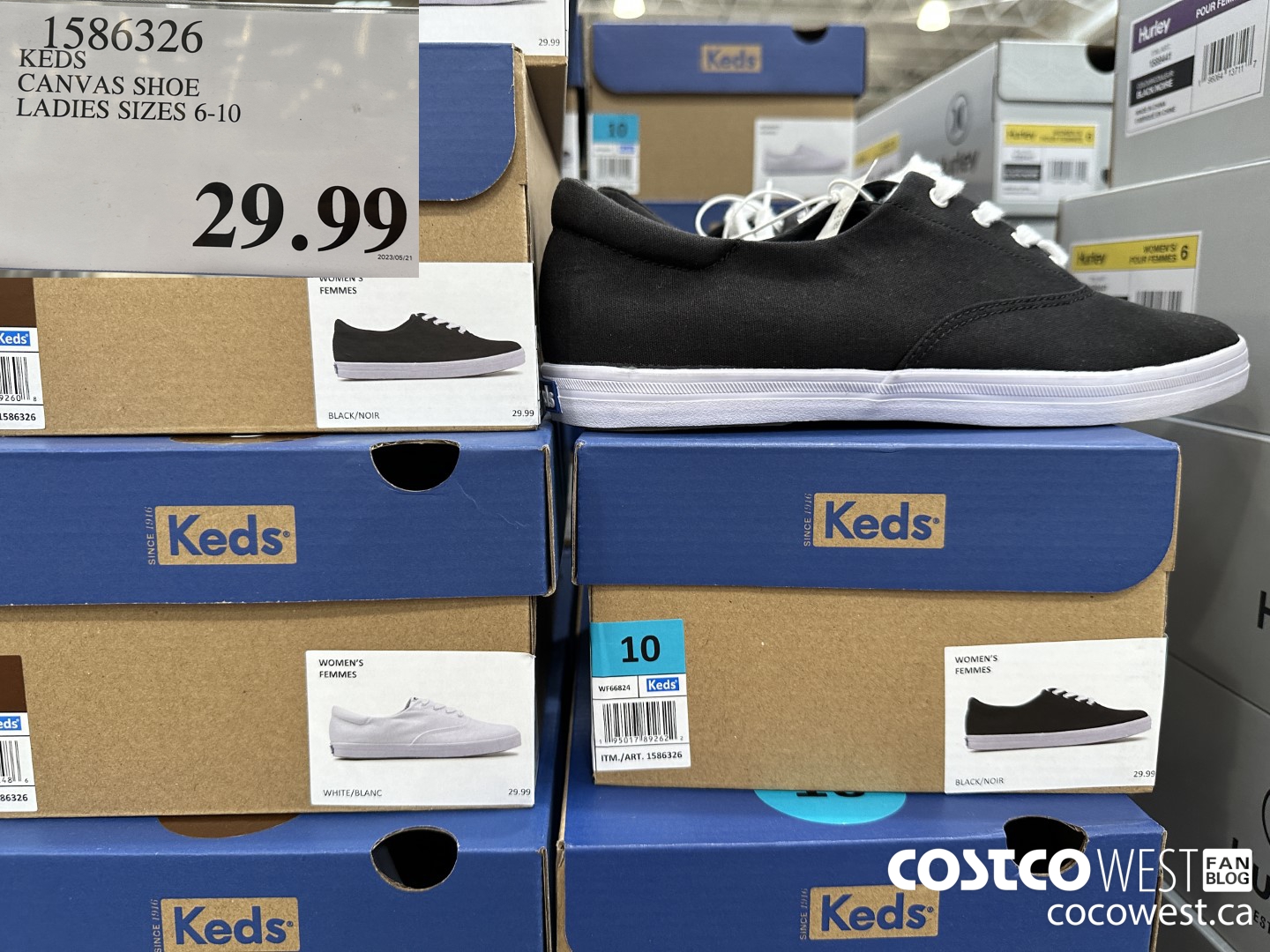 1586326 KEDS CANVAS SHOE LADIES SIZES 6-10 $29.99