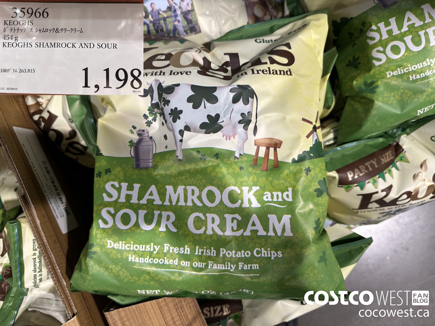 35966 KEOGHS SHAMROCK AND SOUR 454G $1198.00