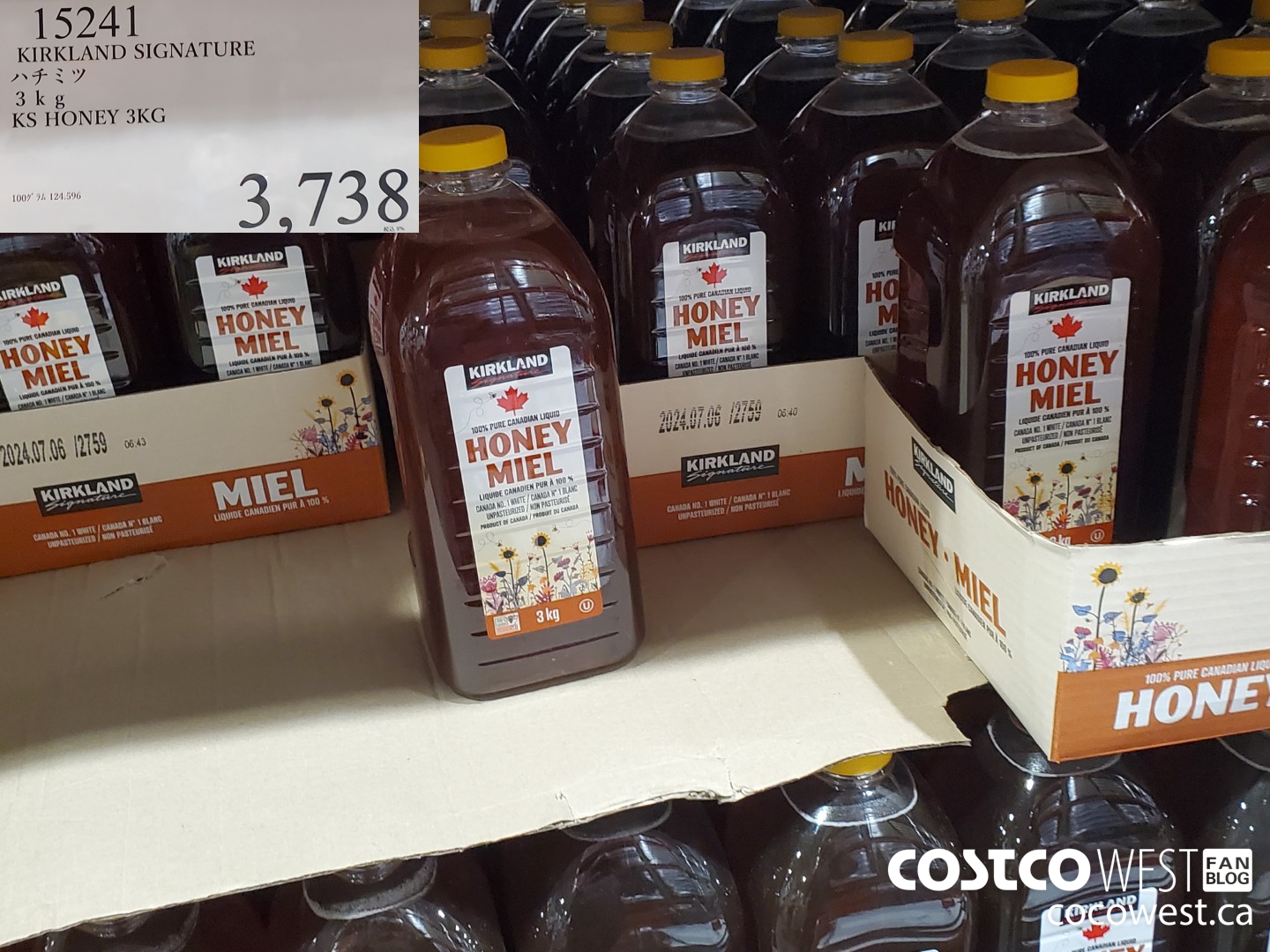 15241 KS HONEY 3KG $3738.00