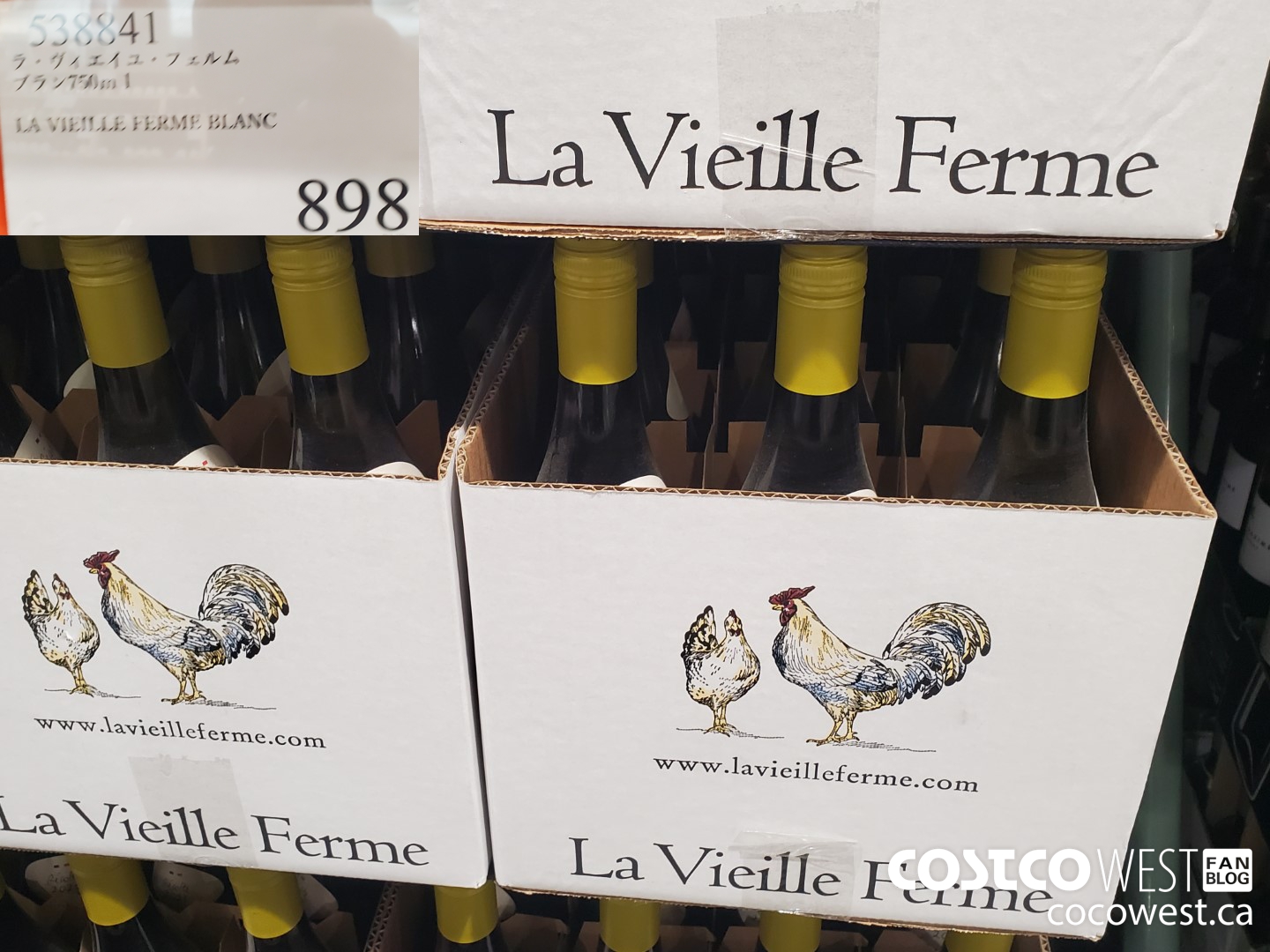 538841 LA VIEILLE FERME BLANC $898.00
