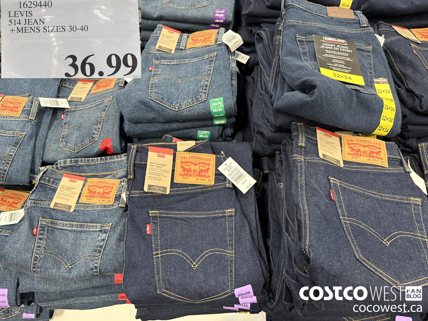 Costco Spring Clothing 2023 Superpost Summer Clothing Footwear   LEVIS 514 JEAN MENS SIZES 3040 20230523 125005 