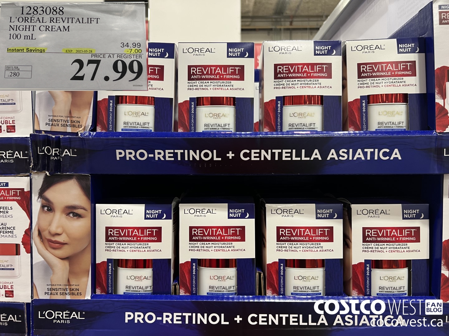 1283088 L'OREAL REVITALIFT NIGHT CREAM 100 mL ($7.00 INSTANT SAVINGS EXPIRES ON 2023-05-28) $27.99