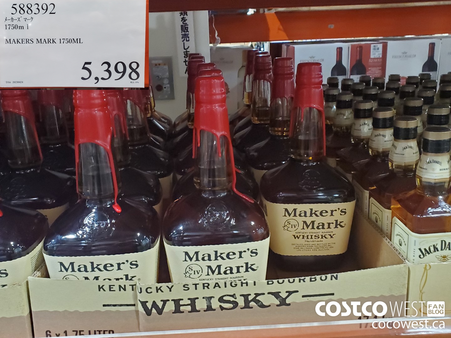 588392 MAKERS MARK 1750ML $5398.00