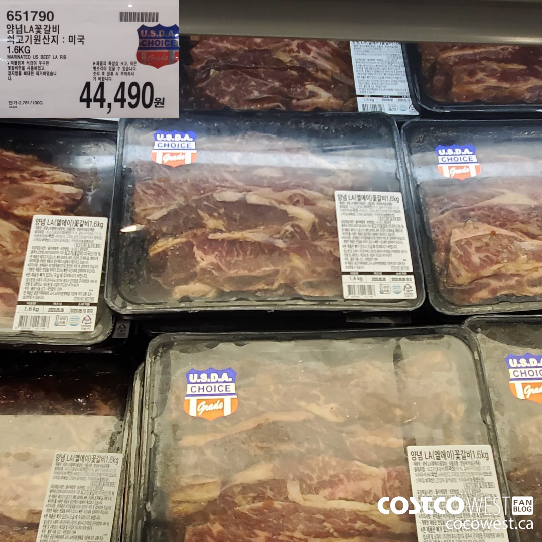651790 MARINATED US BEEF LA RIB 1.6KG $44490.00