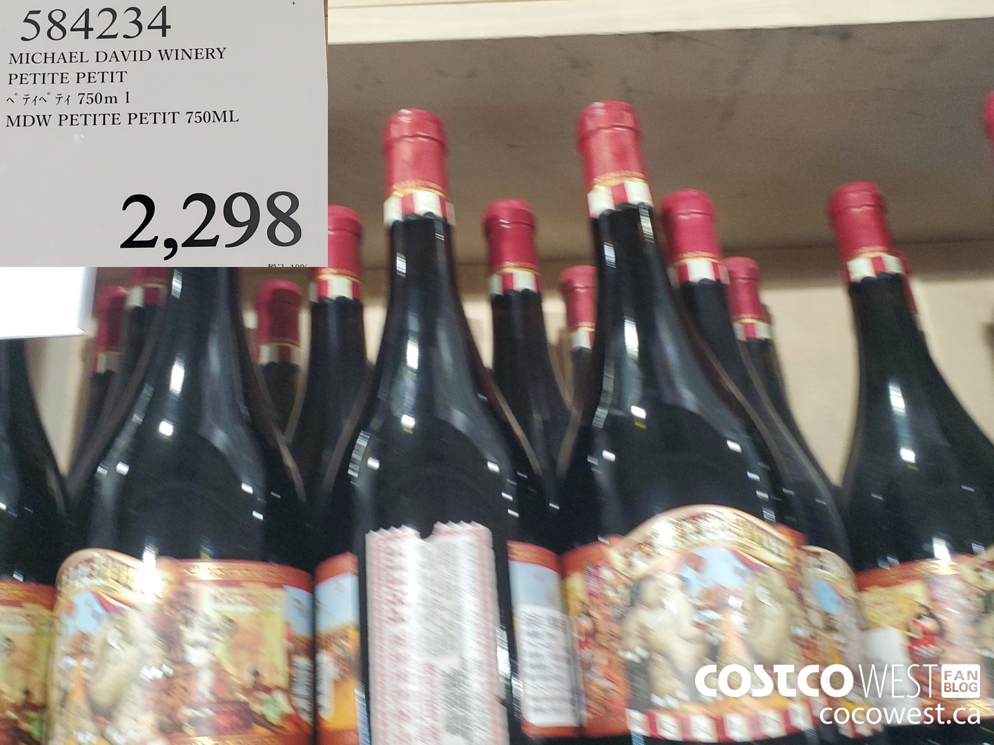 584234 MICHAEL DAVID WINERY PETITE PETIT 750ML $2298.00