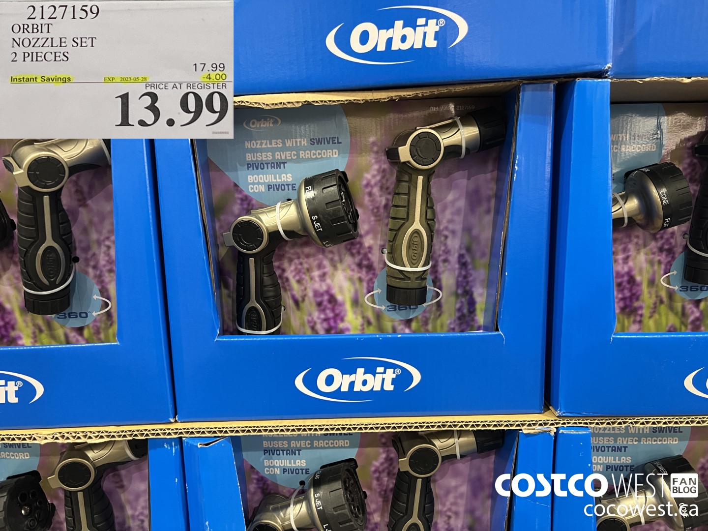 2127159 ORBIT NOZZLE SET 2PC ($4.00 INSTANT SAVINGS EXPIRES ON 2023-05-28) $13.99