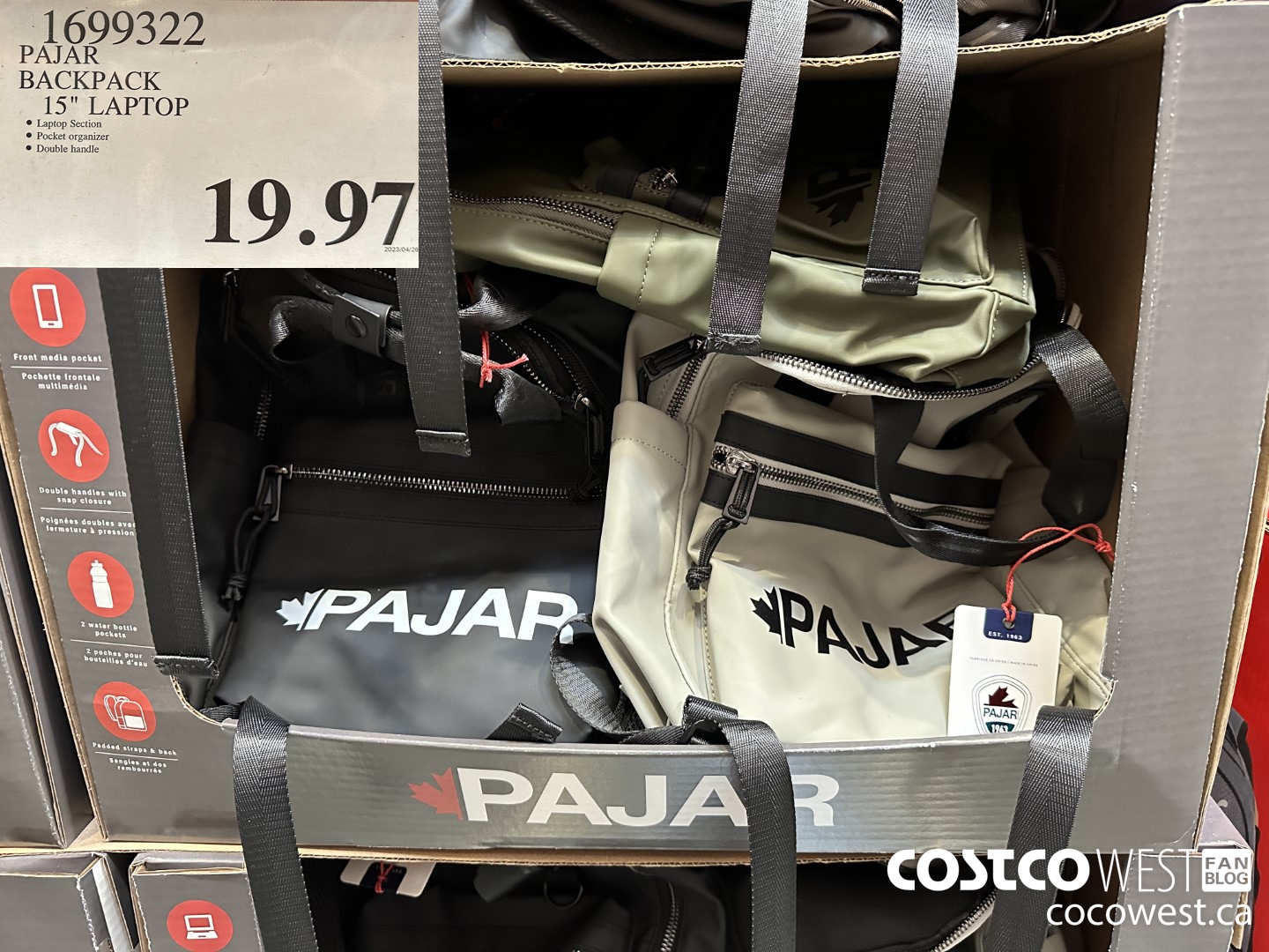 1699322 PAJAR BACKPACK 15