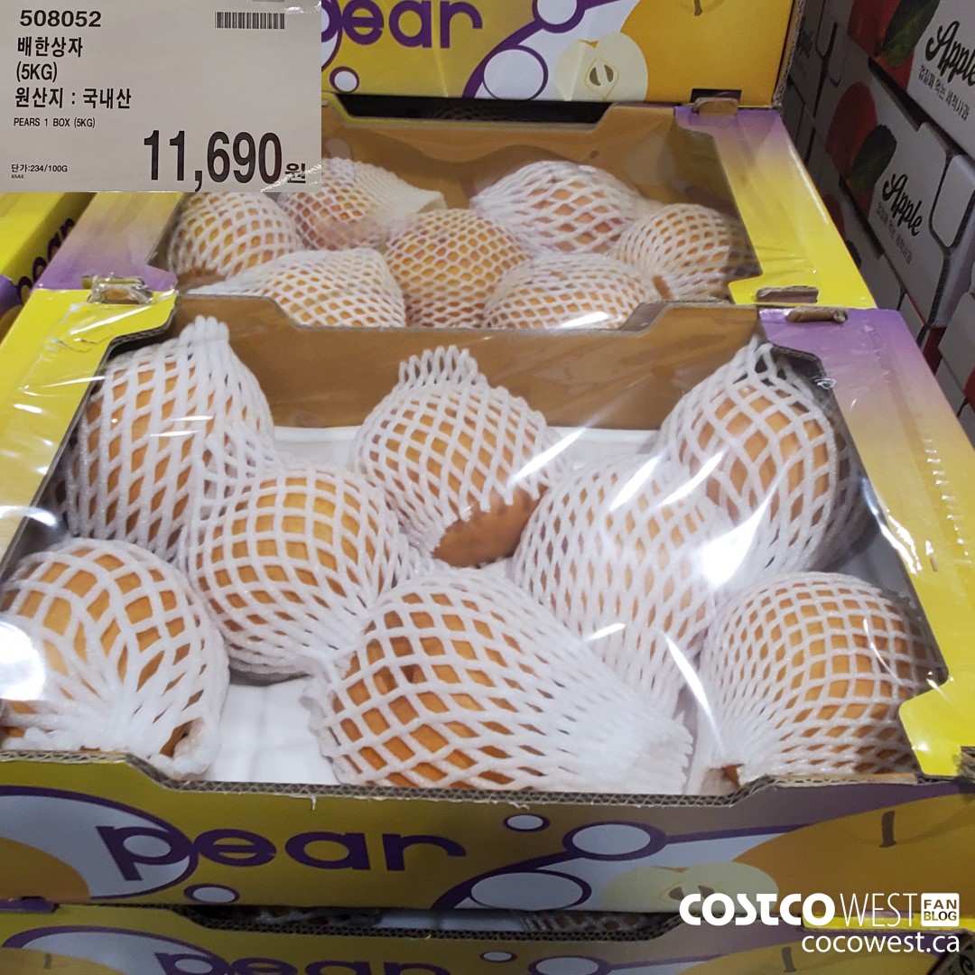 508052 PEARS 1 BOX (5KG) $11690.00
