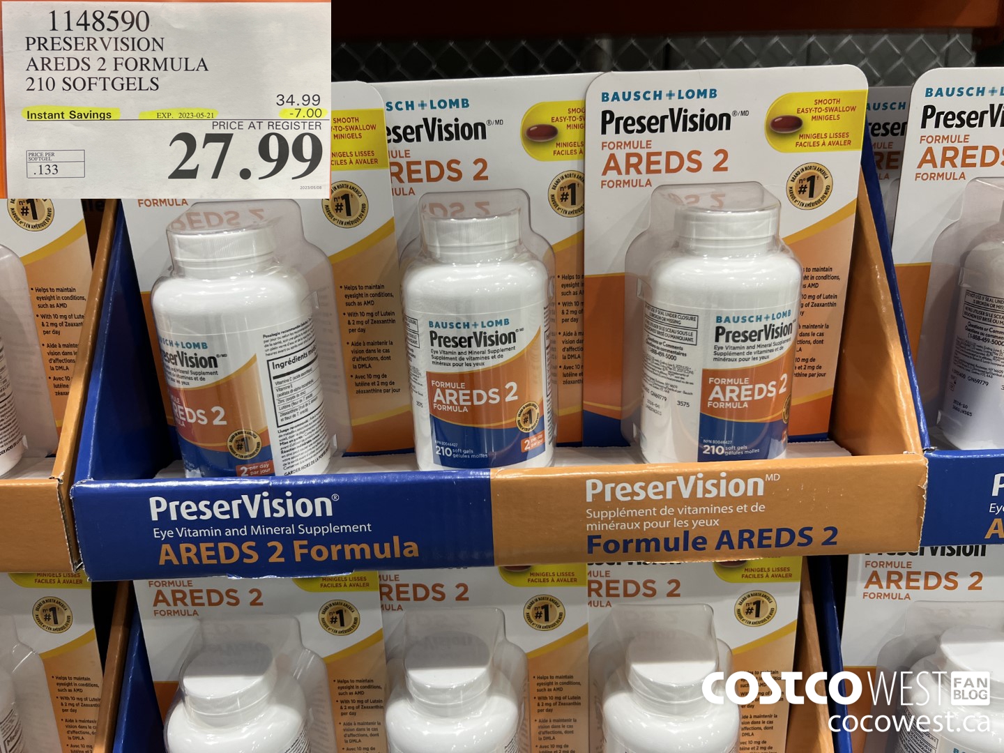 1148590 PRESERVISION AREDS 2 FORMULA 210 SOFTGELS ($7.00 INSTANT SAVINGS EXPIRES ON 2023-05-21) $27.99