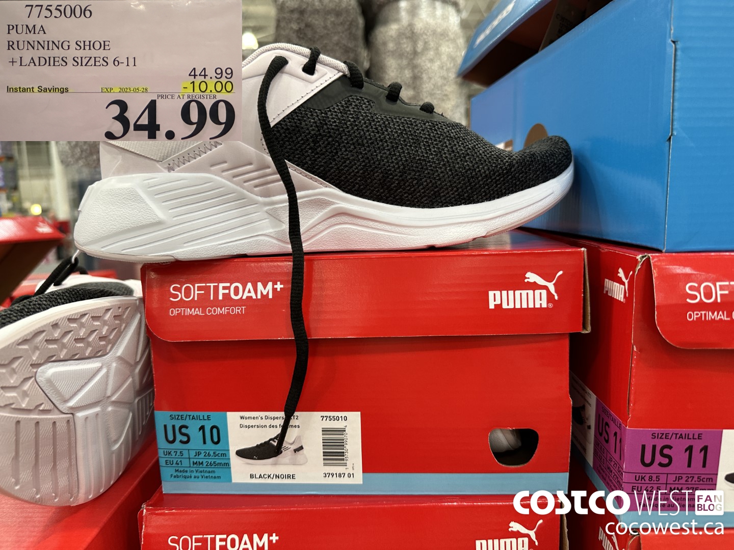 7755006 PUMA RUNNING SHOES LADIES SIZES 6-11  ($10.00 INSTANT SAVINGS EXPIRES ON 2023-05-28) $34.99