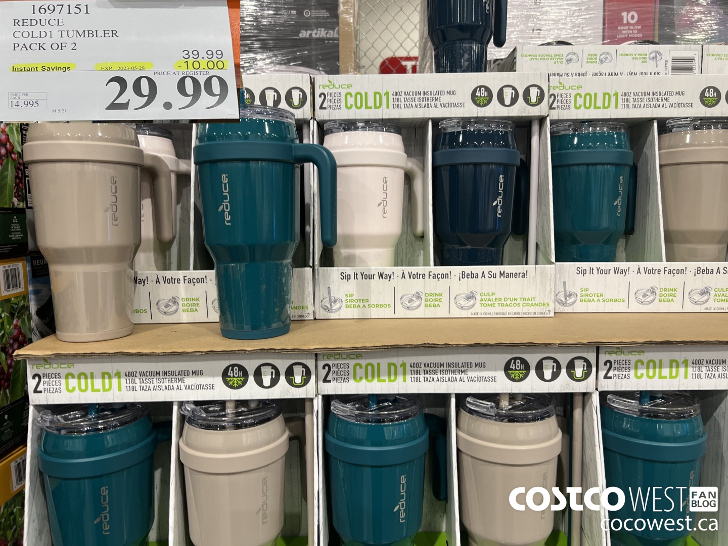 1697151 REDUCE COLD1 TUMBLER PACK OF 2 ($10.00 INSTANT SAVINGS EXPIRES ON 2023-05-28) $29.99