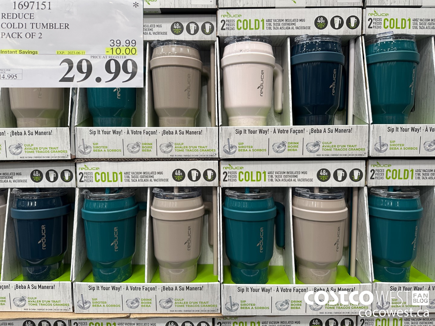 1697151 REDUCE COLD1 TUMBLER PACK OF 2 ($10.00 INSTANT SAVINGS EXPIRES ON 2023-06-11) $29.99