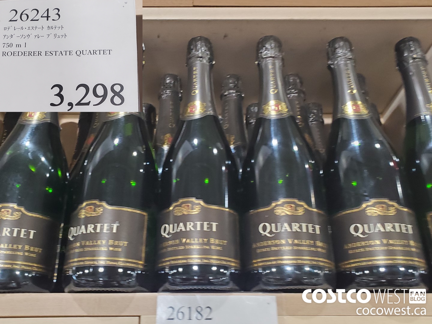 26243 ROEDERER ESTATE QUARTET 750ML $3298.00