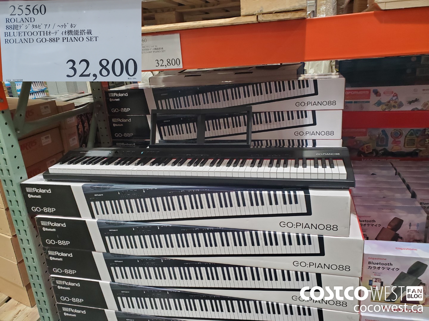 25560 ROLAND BLUETOOTH GO-88P PIANO SET $32800.00