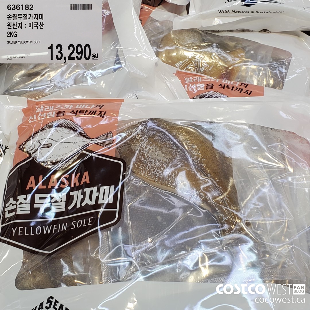 636182 SALTED YELLOWFIN SOLE 2KG $13290.00