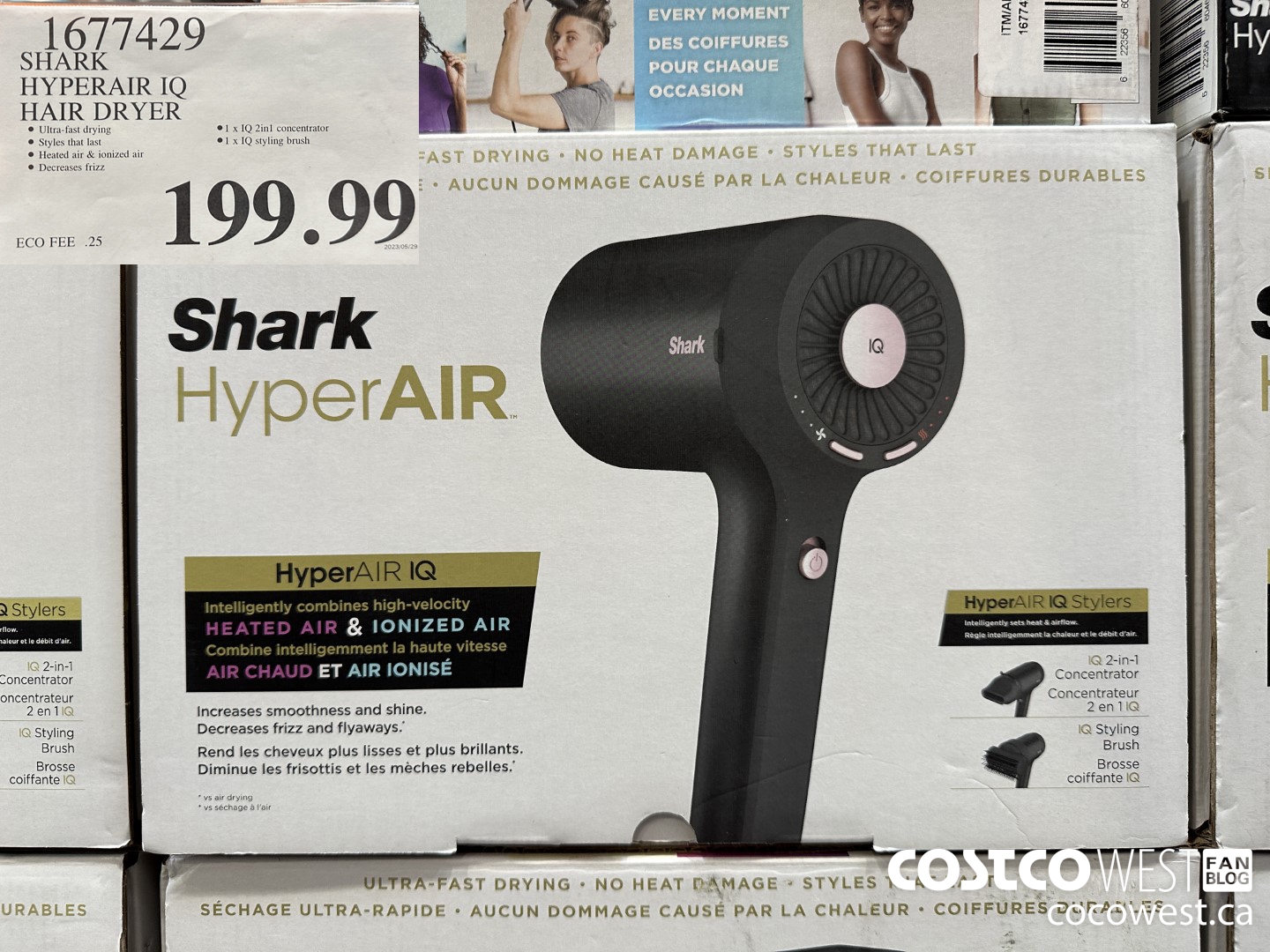 1677429 SHARK HYPERAIR IQ HAIR DRYER $199.99