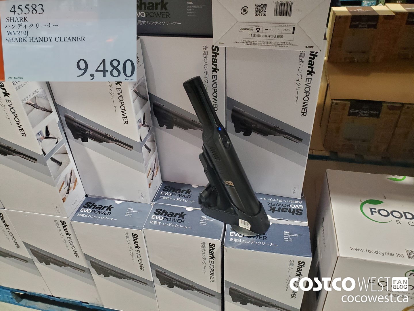 45583 SHARK WV210J HANDY CLEANER $9480.00