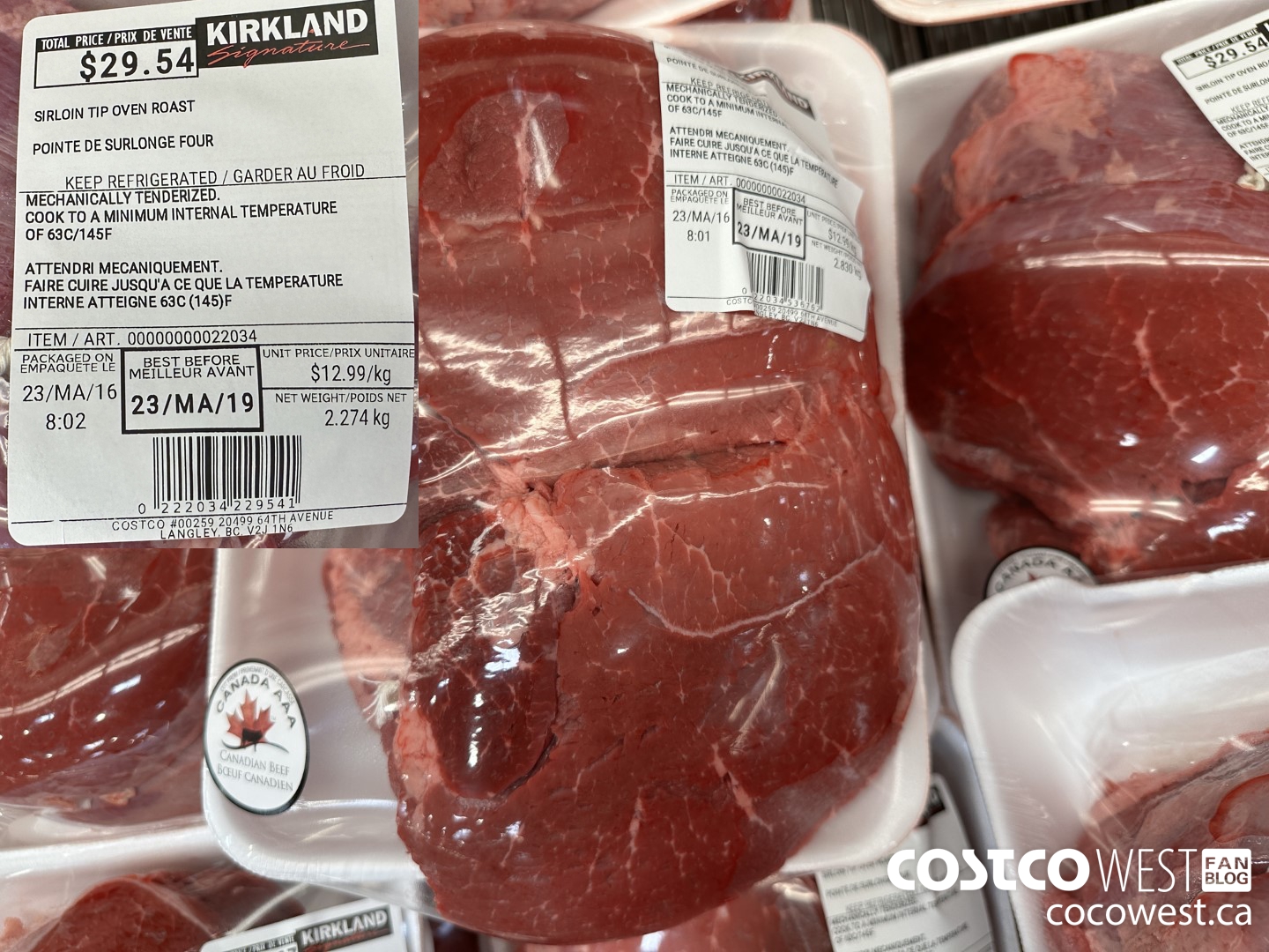 22034 SIRLOIN TIP OVEN ROAST $12.99