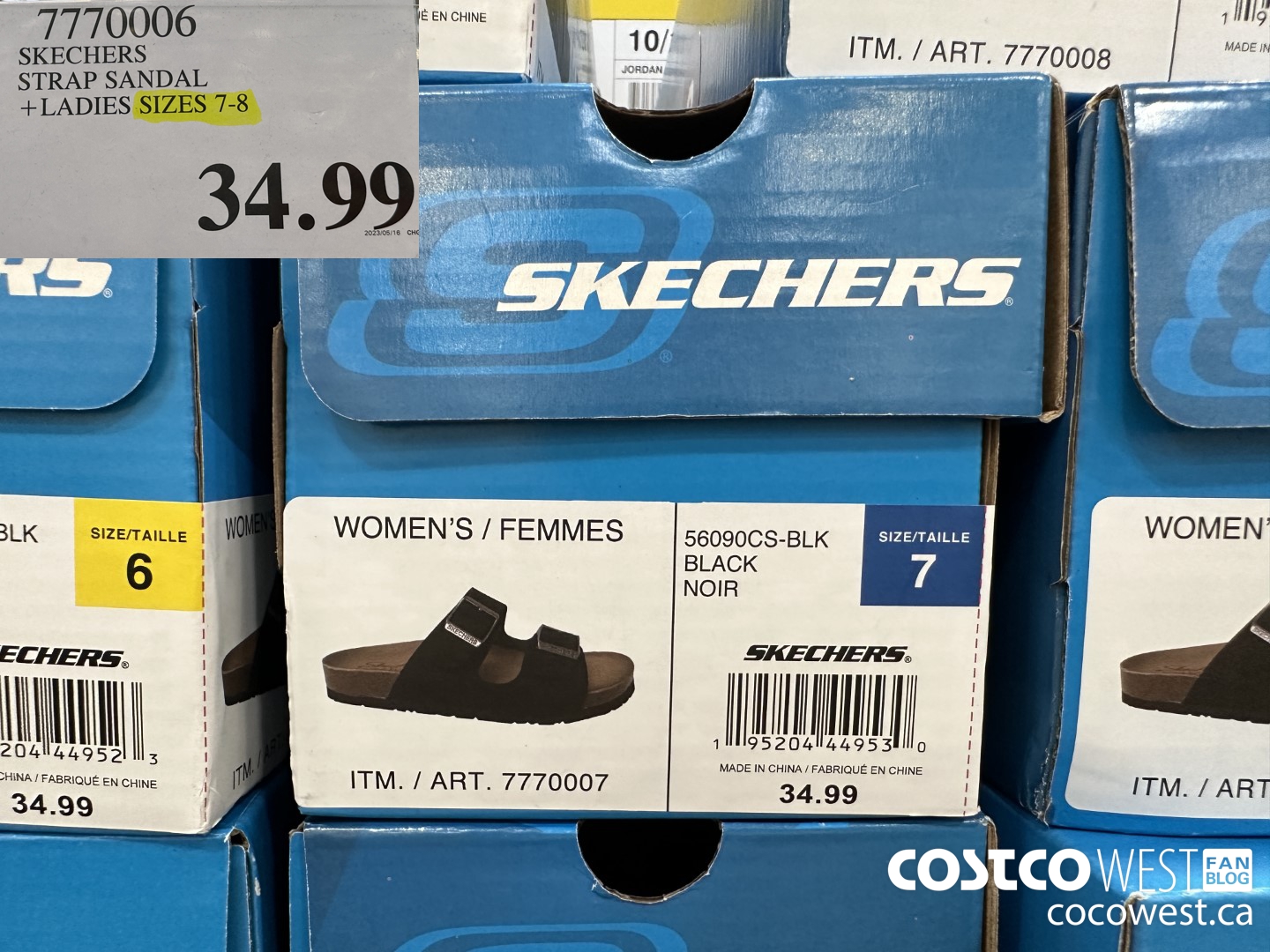 7770006 SKECHERS STRAP SANDAL LADIES SIZES 7-8 $34.99