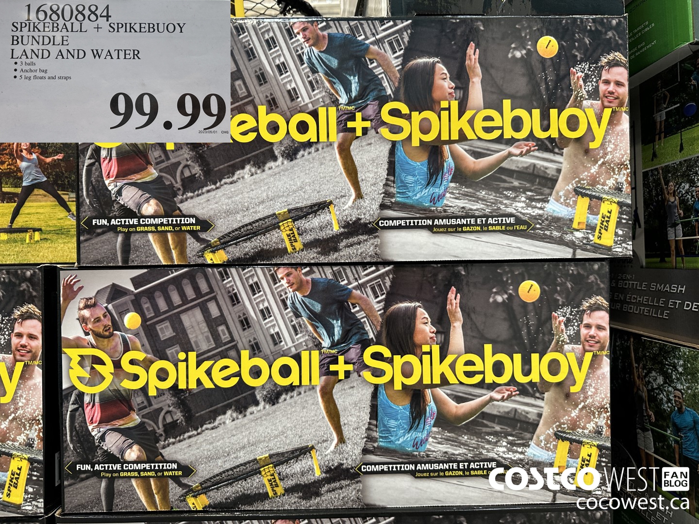 1680884 SPIKEBALL + SPIKEBUOY BUNDLE LAND AND WATER $99.99