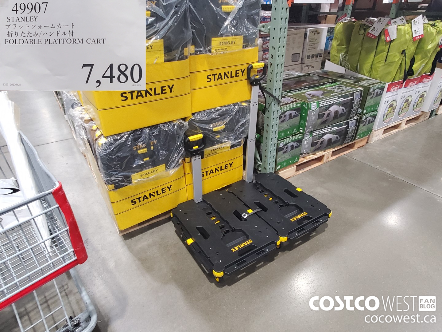 49907 STANLEY FOLDABLE PLATFORM CART $7480.00