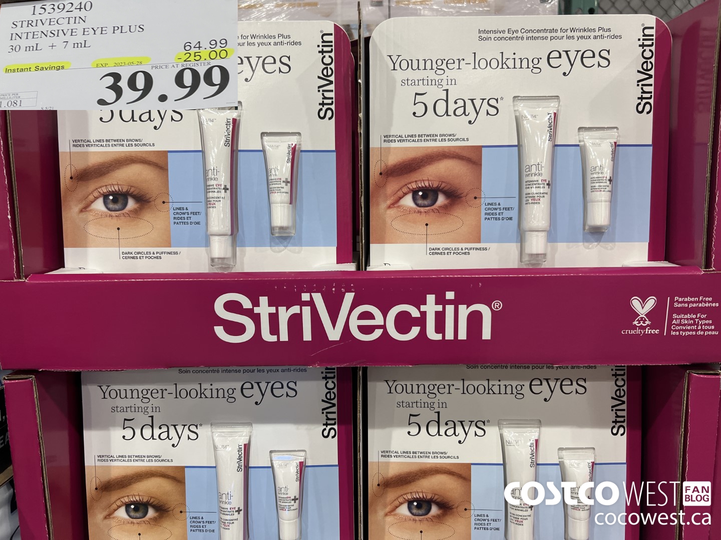 1539240 STIVECTIN INSENSITIVE EYE PLUS 30 ML + 7 ML ($25.00 INSTANT SAVINGS EXPIRES ON 2023-05-28) $39.99