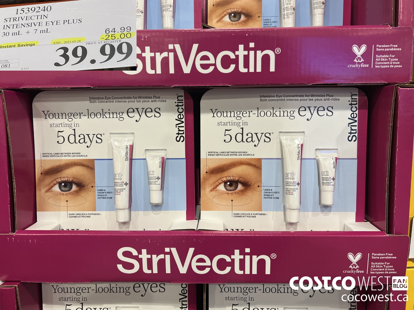 1539240 STIVECTIN INSENSITIVE EYE PLUS 30 ML + 7 ML ($25.00 INSTANT SAVINGS EXPIRES ON 2023-05-28) $39.99