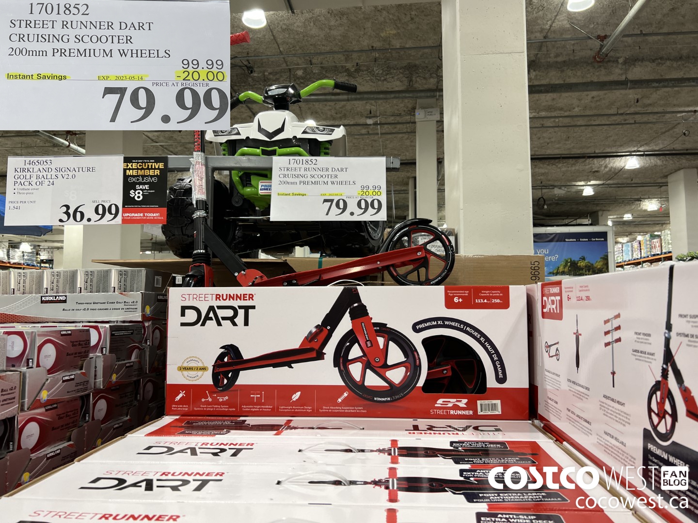 1701852 STREET RUNNER DART CRUISING SCOOTER 200MM PREMIUM WHEELS ($20.00 INSTANT SAVINGS EXPIRES ON 2023-05-14) $79.99