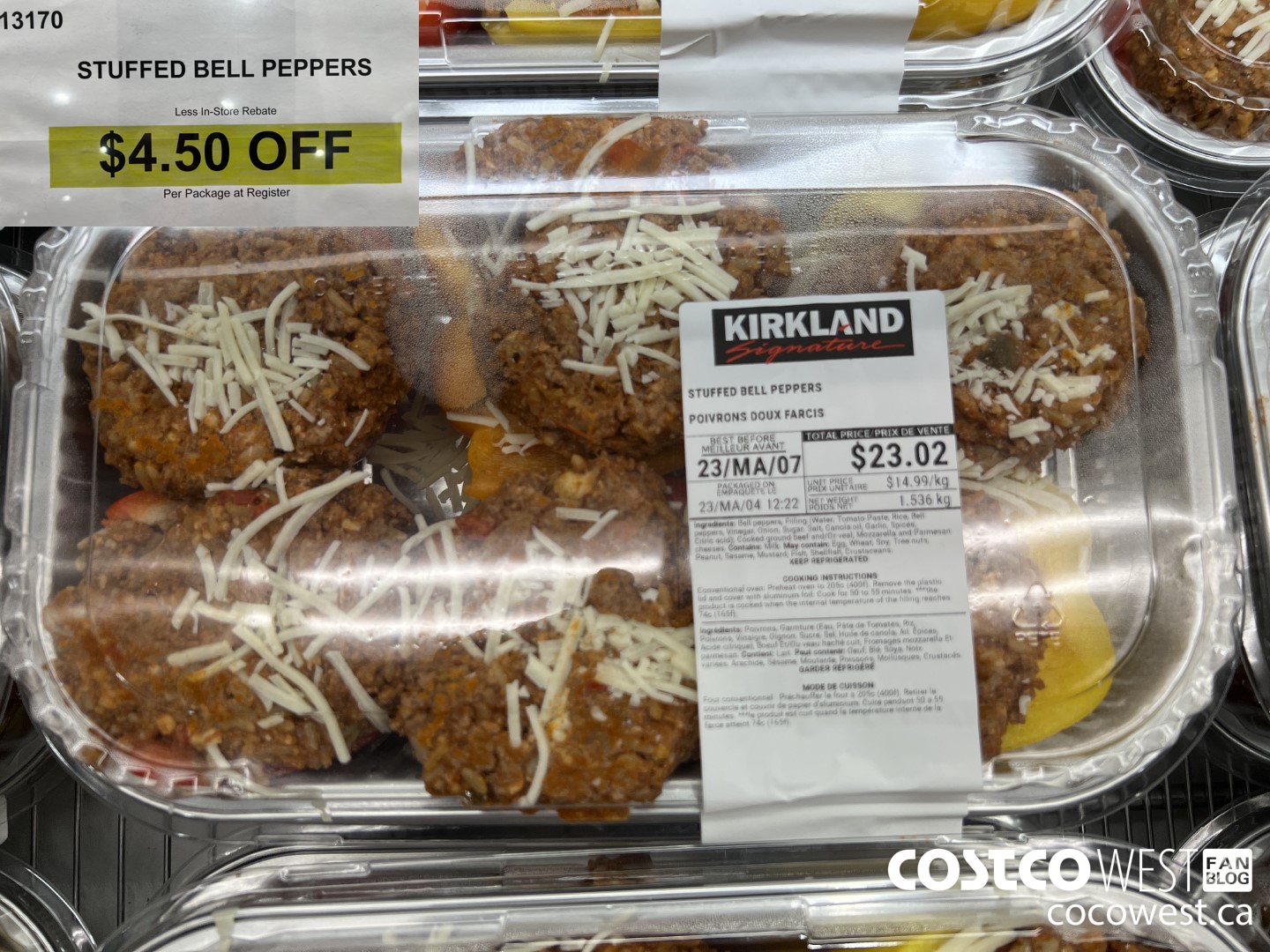 13170 STUFFED BELL PEPPERS ($4.50 INSTANT SAVINGS)