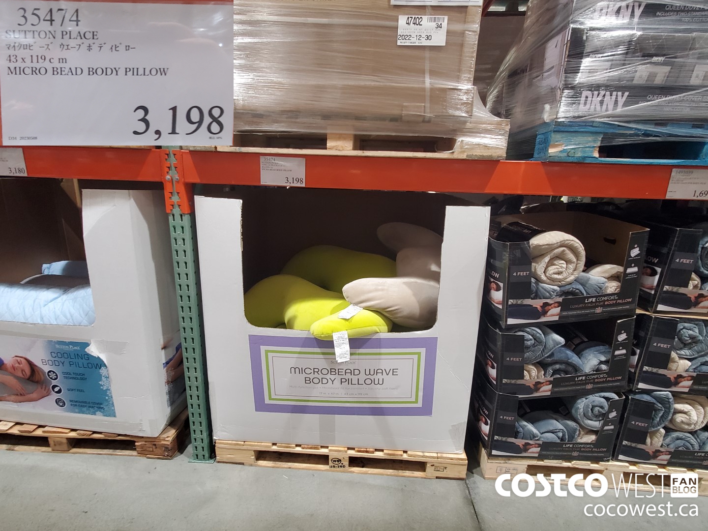 35474 SUTTON PLACE MICRO BEAD BODY PILLOW 43X119CM $3198.00