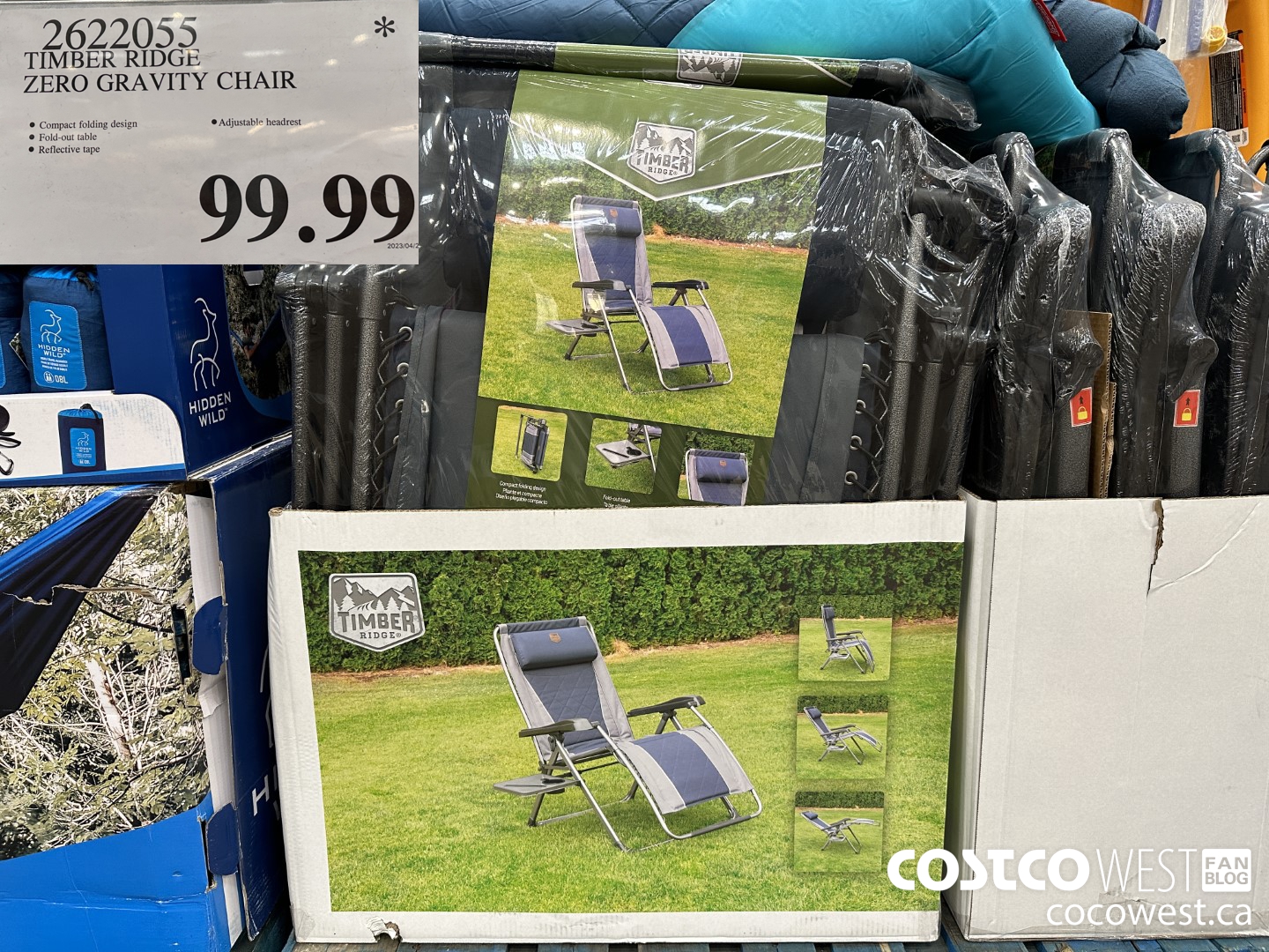 Costco Spring Seasonal Aisle 2023 Superpost Garden Camping BBQ   TIMBER RIDGE ZERO GRAVITY CHAIR  20230501 123112 