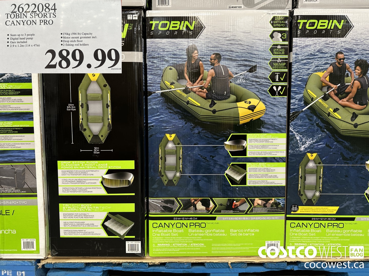 2622084 TOBIN SPORTS CANYON PRO $289.99