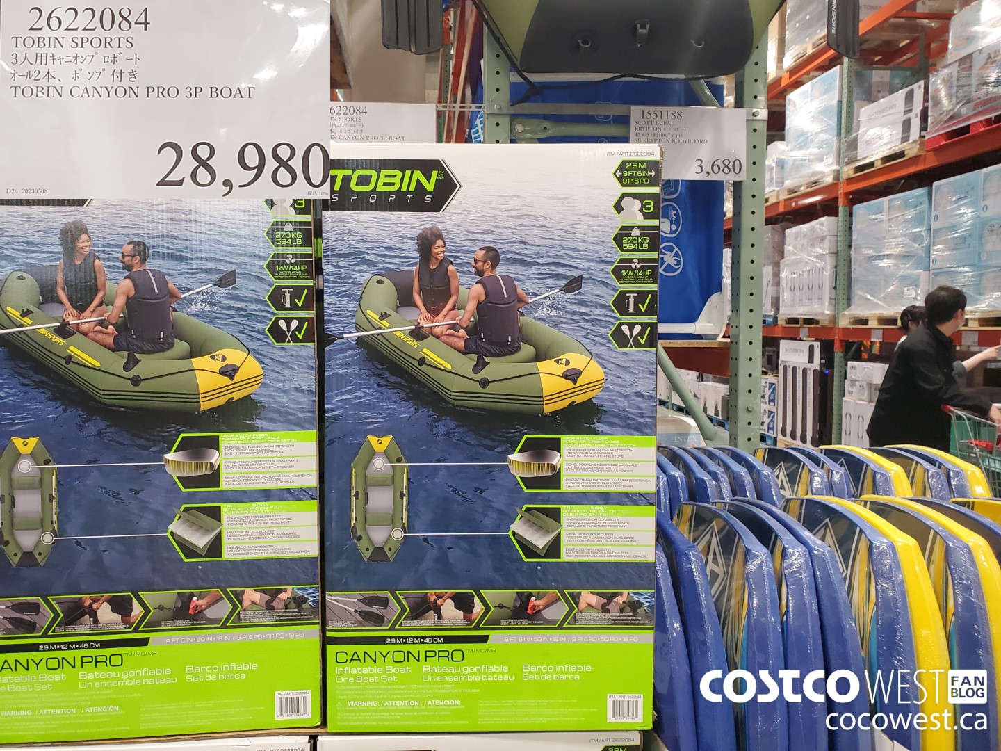 2622084 TOBIN SPORTS CANYON PRO 3P BOAT $28980.00