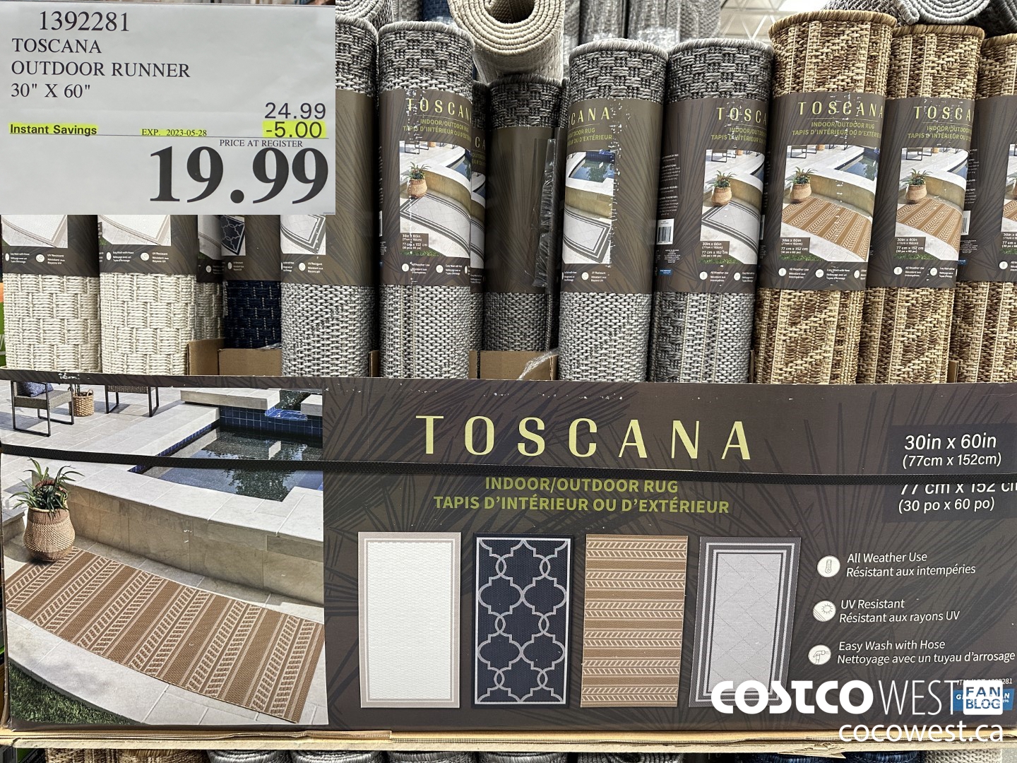 1392281 TOSCANA OUTDOOR RUNNER 30