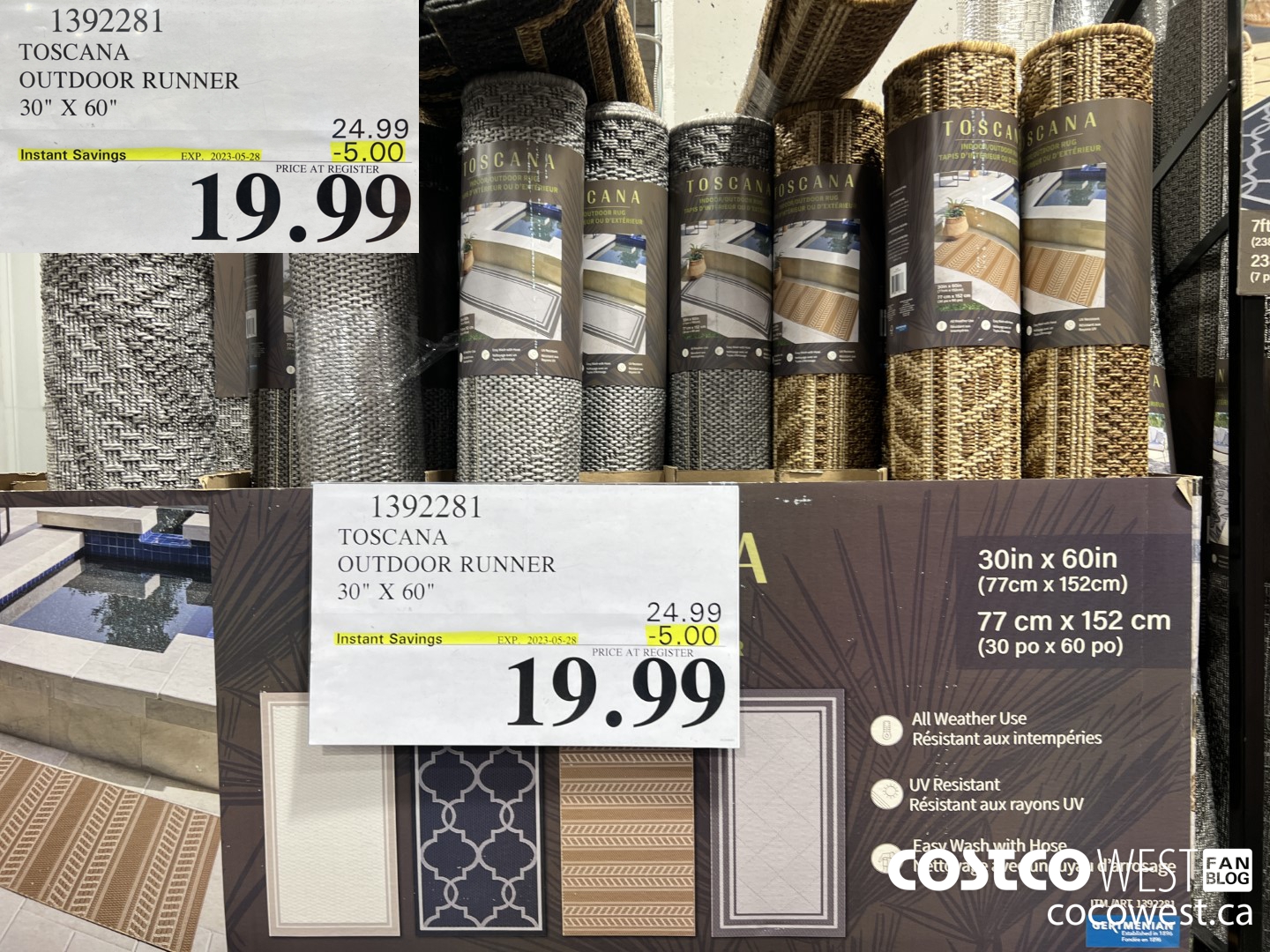 1392281 TOSCANA OUTDOOR RUNNER 30