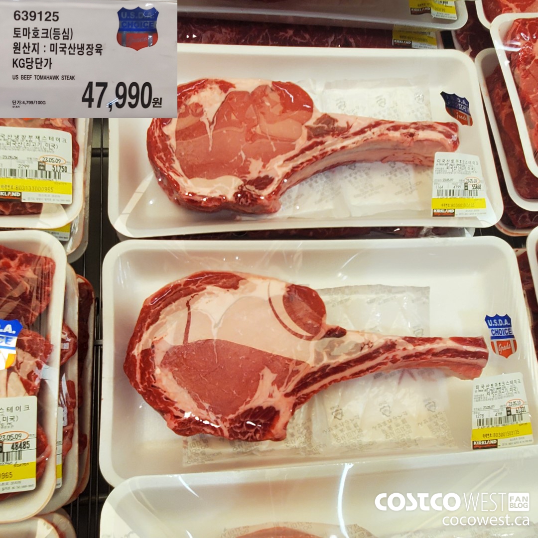 639125 US BEEF TOMAHAWK STEAK $47990.00