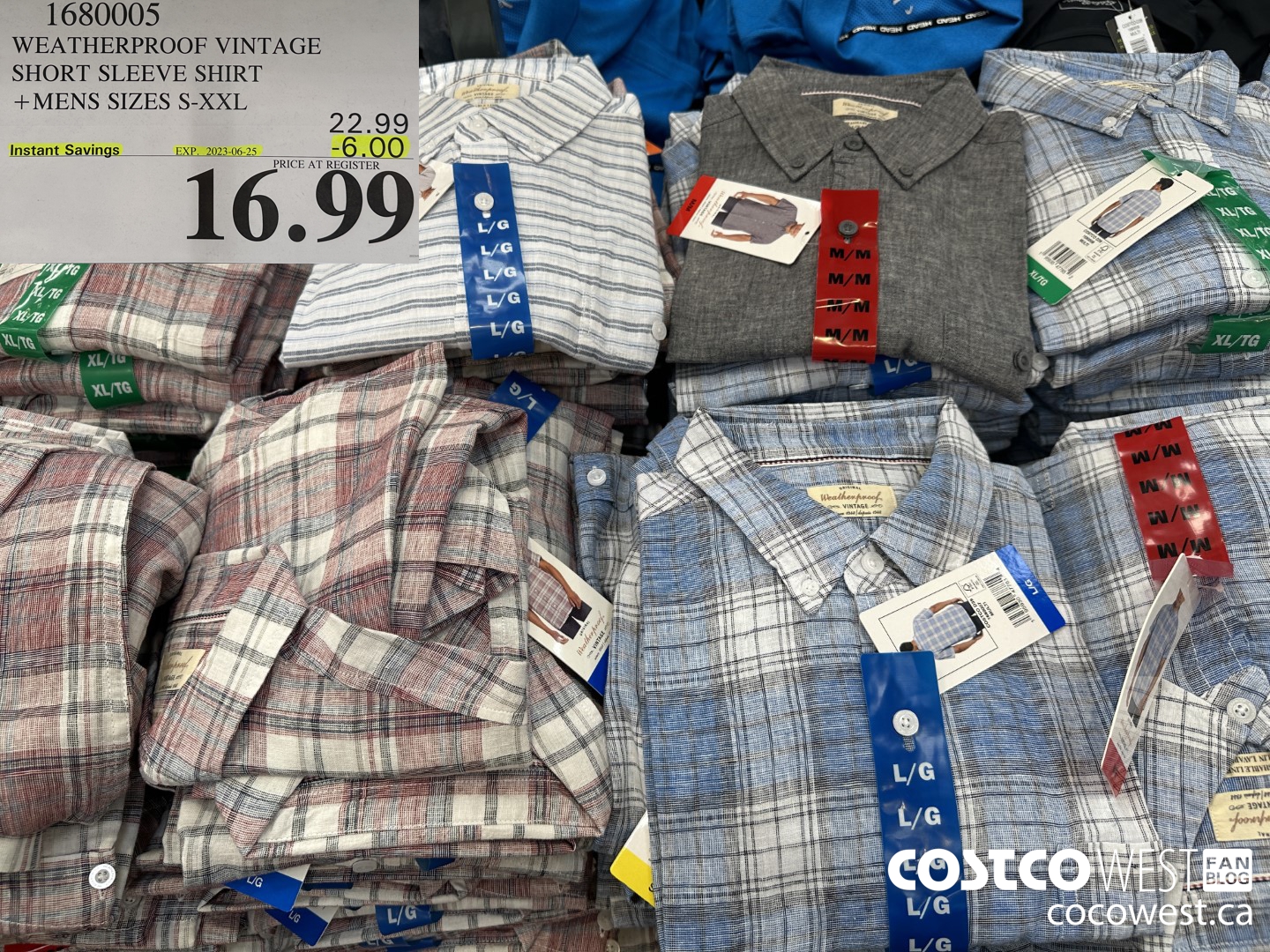 1680005 WEATHERPROOF VINTAGE SHORT SLEEVE SHIRT MENS SIZES S-XXL ($6.00 INSTANT SAVINGS EXPIRES ON 2023-06-25) $16.99