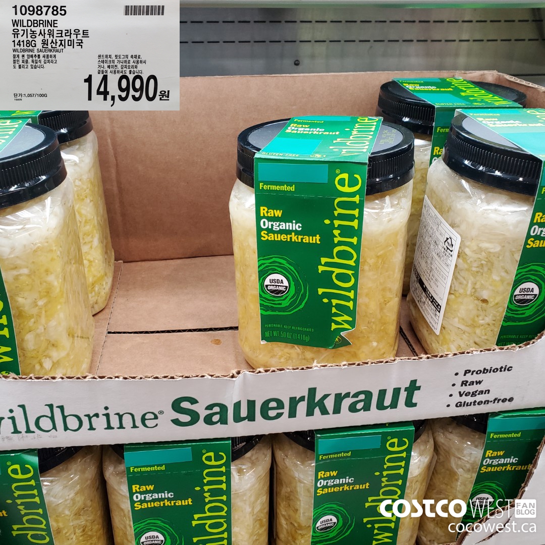 1098785 WILDBRINE SAUERKRAUT 1418G $14990.00