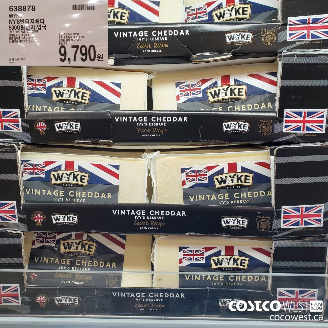 638878 WKE IVY'S VINTAGE CHEDDAR 500G $9790.00