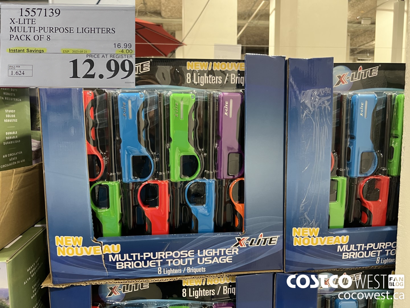 1557139 XLITE MULTI-PURPOSE LIGHTERS PACK OF 8 ($4.00 INSTANT SAVINGS EXPIRES ON 2023-05-21) $12.99