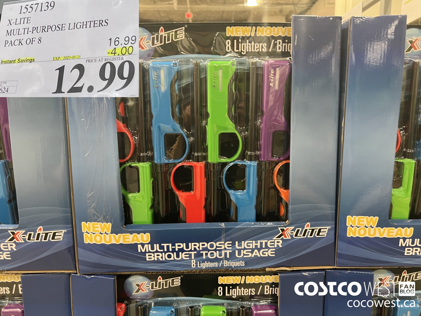 1557139 XLITE MULTI-PURPOSE LIGHTERS PACK OF 8 ($4.00 INSTANT SAVINGS EXPIRES ON 2023-05-21) $12.99